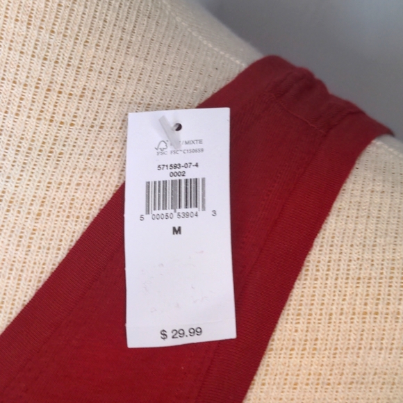 Banana Republic Red Tank Top NWT - Picture 6 of 7